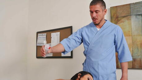 Stunning albanian Breanne Benson fucked hard after sucking dick 